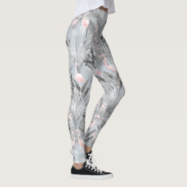 Legging Flamingo Orchid Pattern Tropical ID868