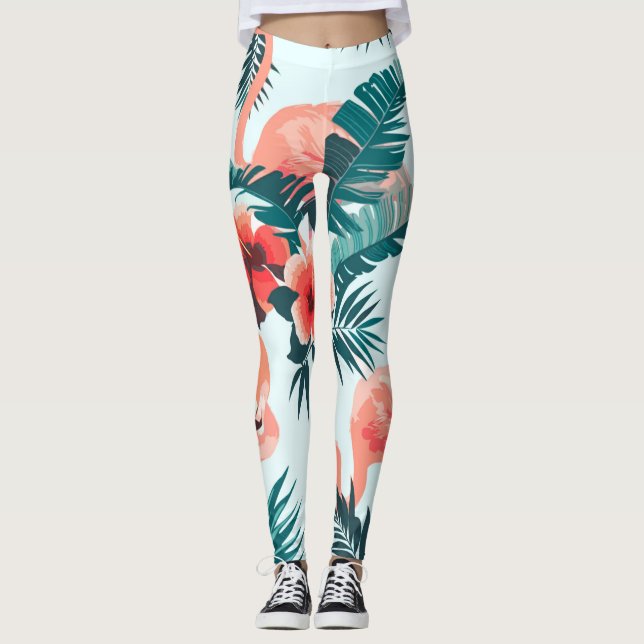 Legging Flamingo Pattern (Frente)