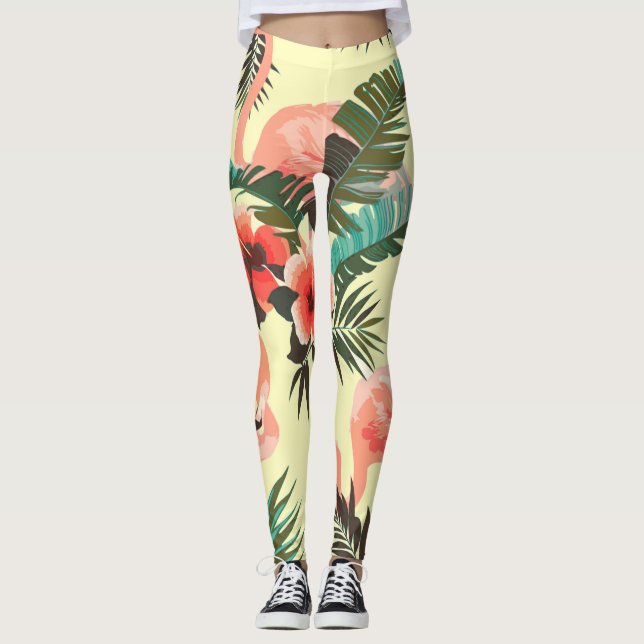 Legging Flamingo Pattern (Frente)