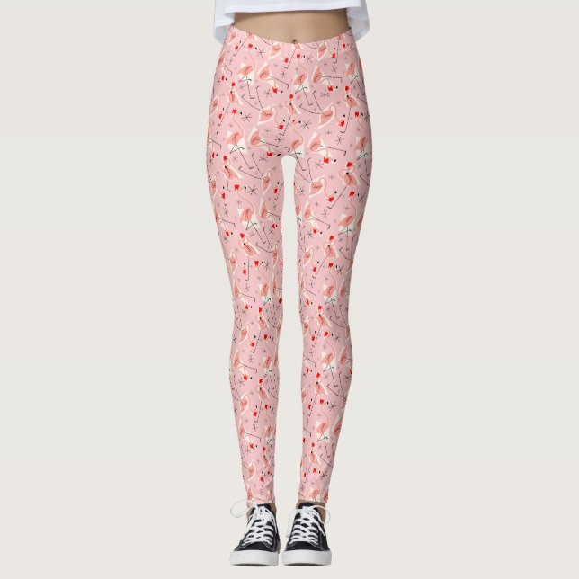 Legging Flamingo Santas Pink Multileggings (Frente)