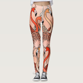 Legging Flamingos Cor-de-rosa