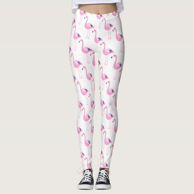 Legging Flamingos cor-de-rosa 2 2 (Frente)