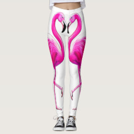 Legging Flamingos Rosa Apaixonados