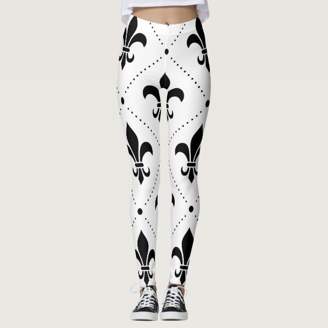 Legging Fleur De Lis Pattern (Frente)