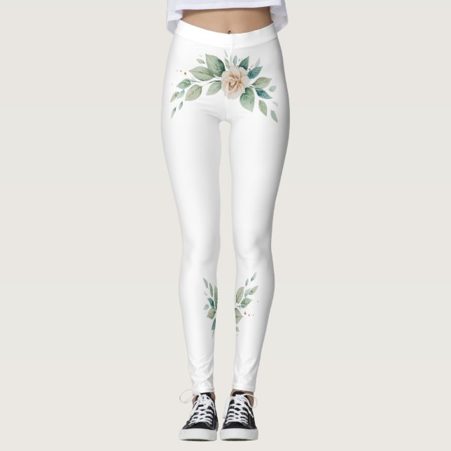 legging fleurs (Frente)