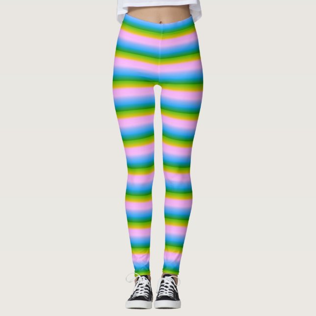 Legging Flirty Rainbow Stripes (Frente)