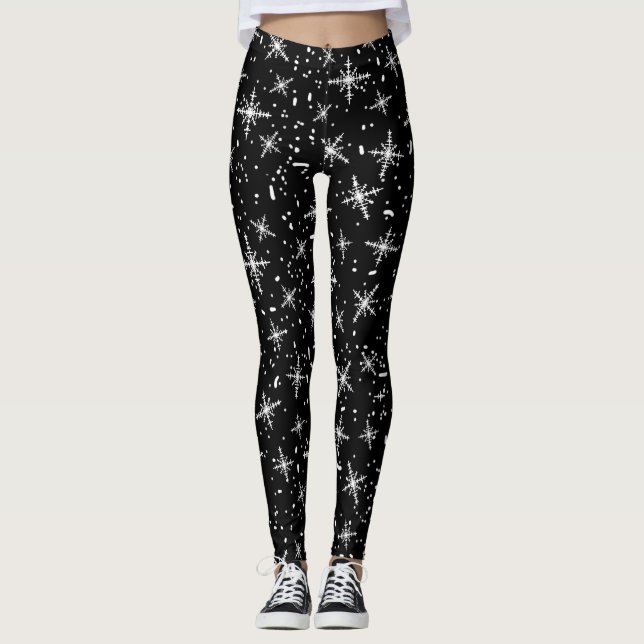 Legging FLOCO da NEVE por B.McNutt (Frente)