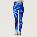 Legging Floco de neve azul Psicodélico Mandelbrot Fractal<br><div class="desc">Estas leggings apresentam um padrão ousado de starburst psicodélico baseado no conjunto fractal de Mandelbrot. Um fractal é um padrão que se repete para sempre,  baseado em uma equação matemática ou conjunto de equações. Este fractal inclui tons de azul.</div>