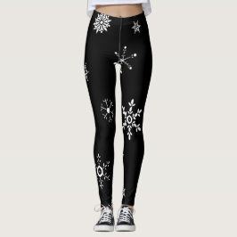 Legging Floco de neve preto