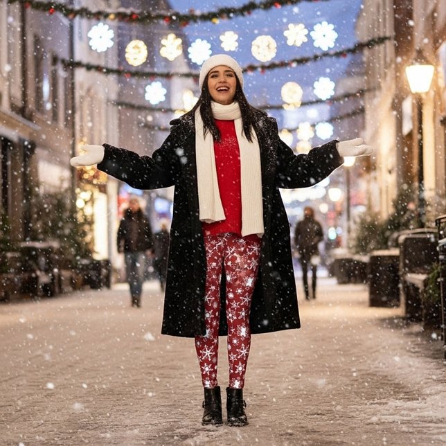 Legging Flocos de neve (Criador carregado)