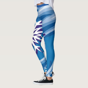 Legging Flocos de Neve ao Vento -