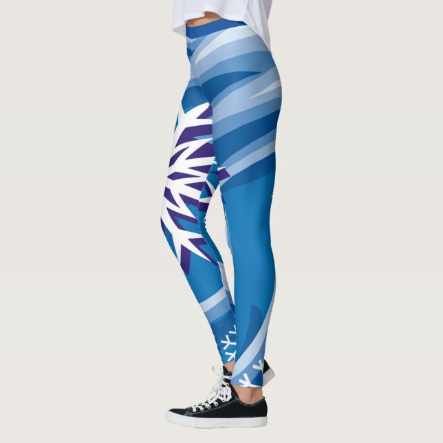 Legging Flocos de Neve ao Vento - (Esquerda)
