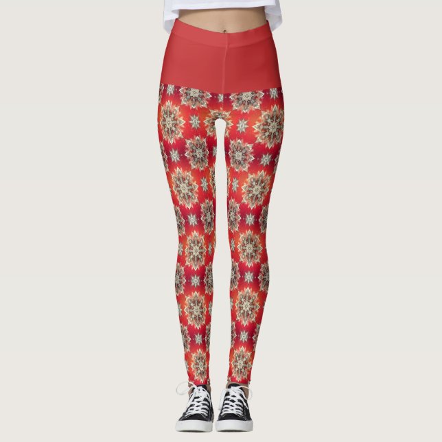 Legging Flocos de Neve de Dezembro (Frente)