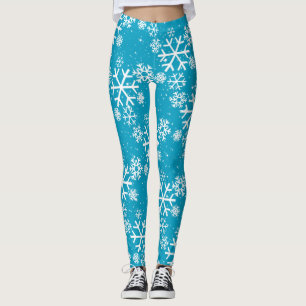 Legging Flocos de neve e estrelas ligadas (sua cor)