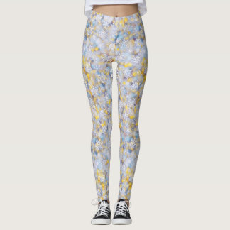 Legging flocos de neve escutadores de apricidade