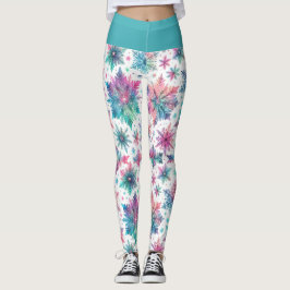 Legging Flocos de neve espinhosos