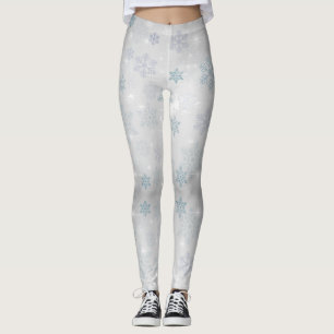 Legging Flocos de neve pretos