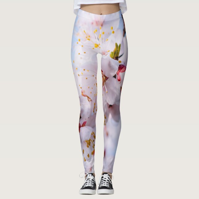 Legging Flor Apricot Japonês (Frente)