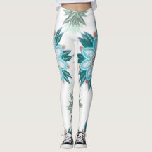 Flor azul exótica Mandala