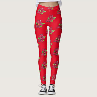 Legging Flor da Véspera de Natal