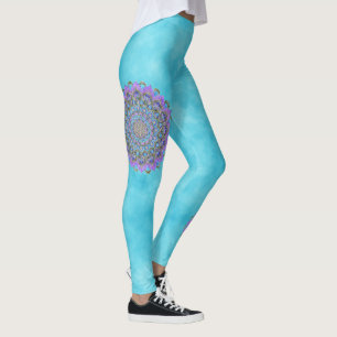 Legging Flor Da Vida - Estilo De Mandala Índia 2
