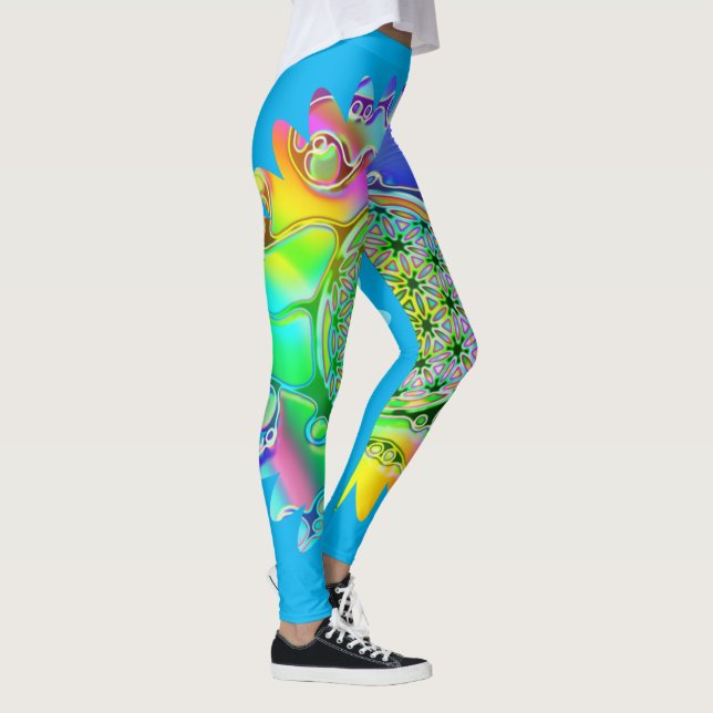 Legging Flor Da Vida - Flor Geométrica 5 (Direita)