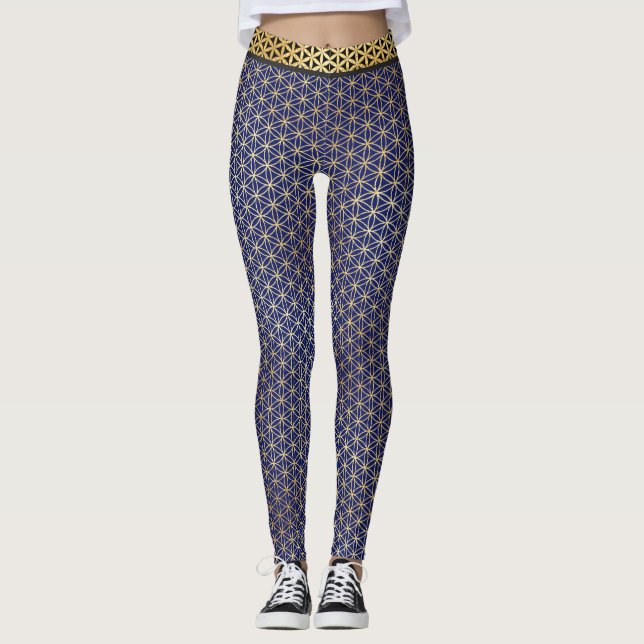 Legging Flor da vida Ir (Frente)