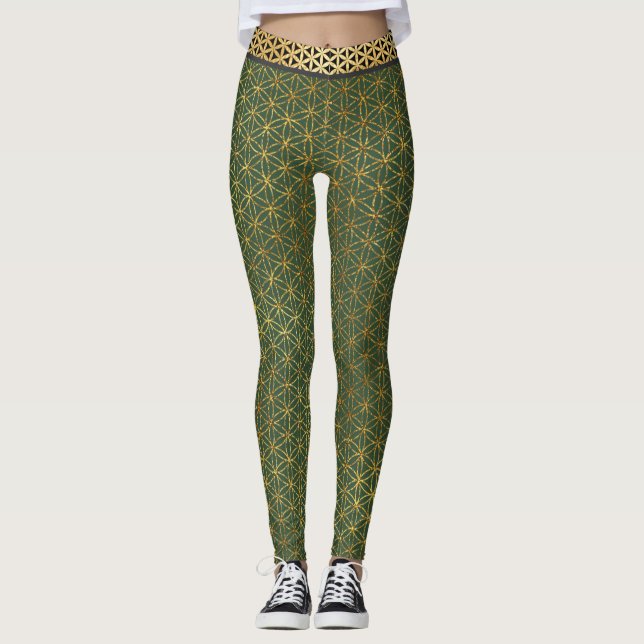 Legging Flor da vida Ir (Frente)