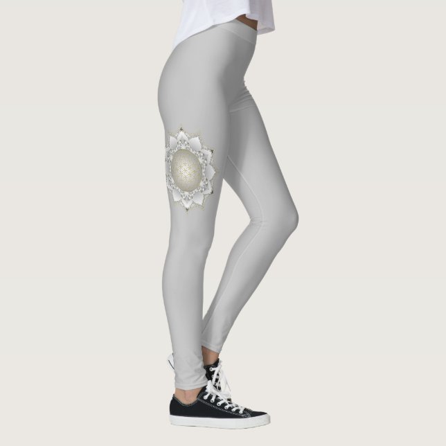 Legging Flor Da Vida - Mandala De Flores 1 (Direita)