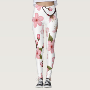 Legging Flor de cereja