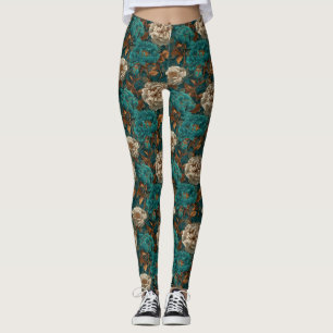 Legging Flor de Cravo Fitness Moda Cravo Brilho