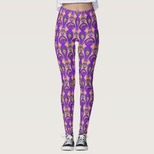 Legging Flor de lis do carnaval