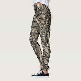 Legging Flor de ouro