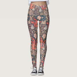 Legging Flor e design de jardim de grama