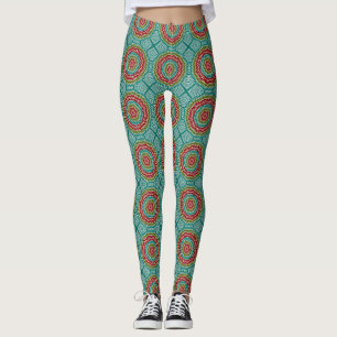 Legging Flor mandálaica hipnótica