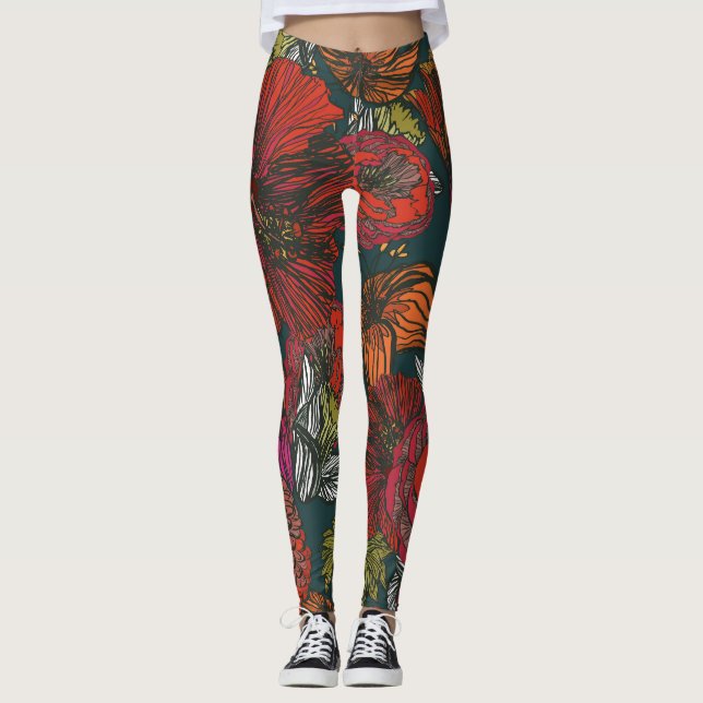 Legging Flor Medley (Frente)