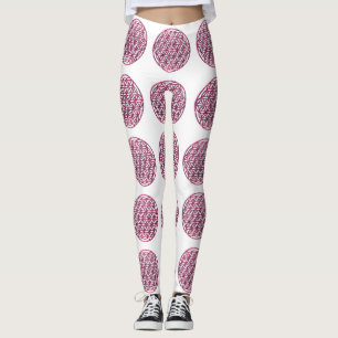 Legging Flor rosa e espumante da vida