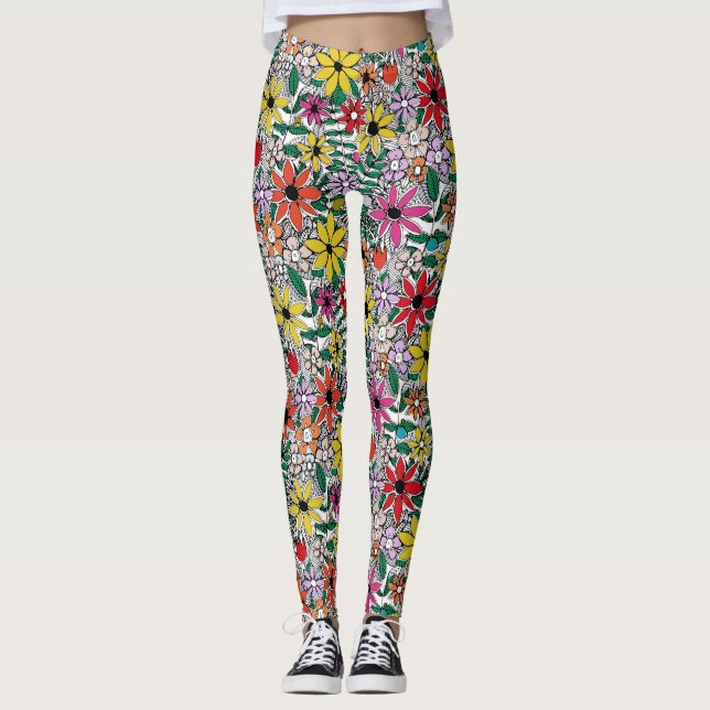 Legging flor selvagem (Frente)