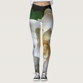 Legging Flor White Gardenia