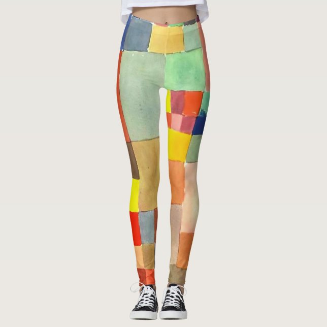 Legging Flora on Sand de Paul Klee, Abstrato Art (Frente)