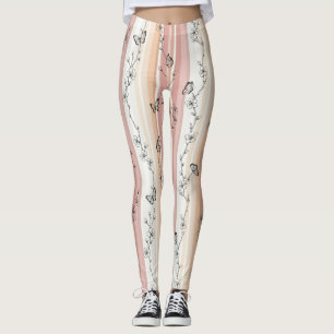 Legging Floração de Borboleta Elegante (12)