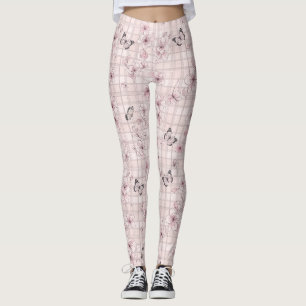 Legging Floração de Borboleta Elegante (4)