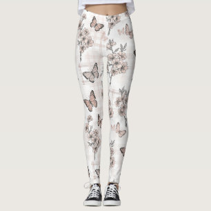 Legging Floração de Borboleta Elegante (6)