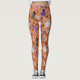 Legging Floral assustador