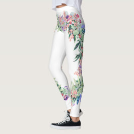 Legging Floral Berries Wreath
