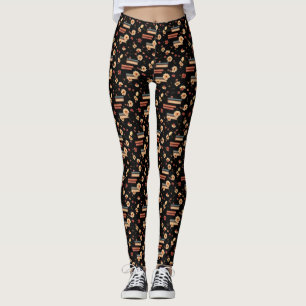Legging Floral Book Lover