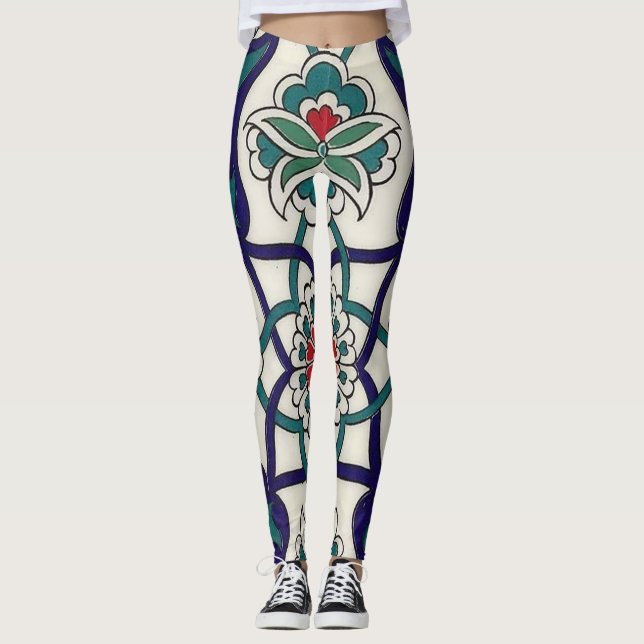 Legging Floral Cerâmico Turco (Frente)