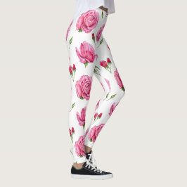 legging floral de peônia