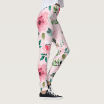 legging floral de peônia