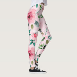legging floral de peônia